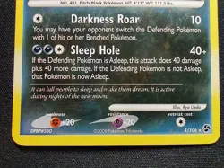 DARKRAI - 4/106 - D&P Great Encounters - RARE - Holo - Pokemon Card - Image 3