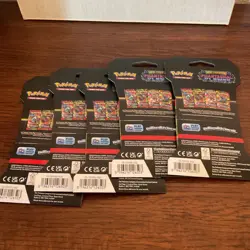Pokemon Phantasmal Flames Booster Packs 5x English TCG Sealed - Image 2