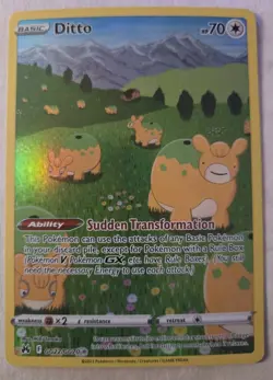 2023 Pokemon Crown Zenith Ditto Galarian Gallery GG22/GG70 - Image 1