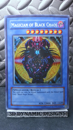 | Yugioh Magician of Black Chaos PP01-EN001 Secret Rare Premium Pack 1 LP/MP - Image 1