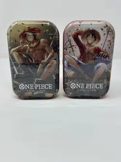 Bandai Namco One Piece Card Game Tin Pack Set Vol.2 2 Booster Packs lot of 2 - Image 1