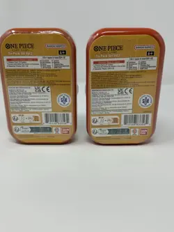 Bandai Namco One Piece Card Game Tin Pack Set Vol.2 2 Booster Packs lot of 2 - Image 2
