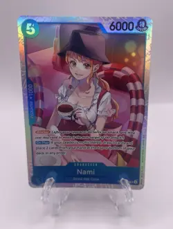 One Piece TCG A Fist Of Divine Speed OP11-054 Nami SR - Image 1