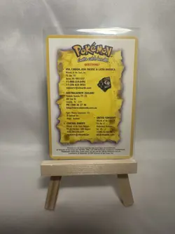 QuestionsU Rare Insert Card Wotc UK Gym Theme Decks Pokemon Card 2000 - Image 1
