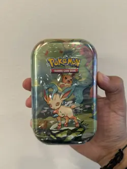 Pokemon Cards - Prismatic Evolutions Leafeon Mini Tin Factory Sealed - Image 1