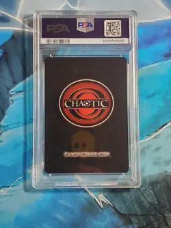 PSA 9 Uksum 3 MAX CWE. Forged Unity Super Rare Chaotic TCG Card Mint. - Image 3