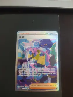 Pokemon TCG Paldean Fates Iono Holo Card 237/091 Special Illustration Rare - Image 1