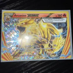 Pokemon TCG XY Arcanine Break Black Star Promo Card XY180 - Image 1