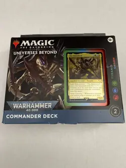 MTG Universes Beyond: Warhammer 40k Tyranid Swarm Commander Deck New in Box - Image 1