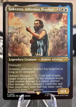 Sokrates, Athenian Teacher (Foil Etched) Universes Beyond: Assassin's Creed Foil - Image 1