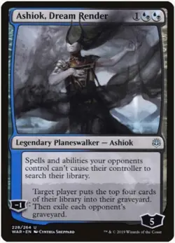 Ashiok, Dream Render (Regular, #228, NM) War of the Spark (WAR), MTG - Image 1