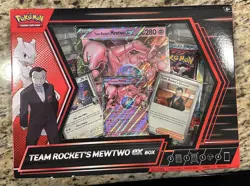 Pokemon TCG Team Rocket’s Mewtwo EX Box - NEW SEALED - Image 1