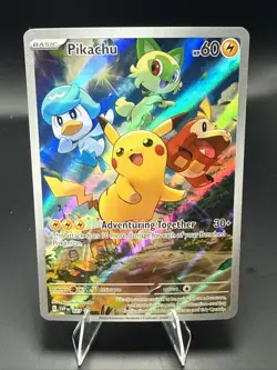Pokemon TCG Pikachu 027 Promo Holo Black Star - Image 1