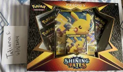 Pokemon TCG: Shining Fates Collection Pikachu V Lot Of 5 Boxes Brand New Sealed - Image 1