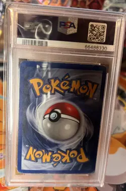 Blastoise 002/102 Pokemon Base Set Unlimited Holo Rare Graded PSA 3 - Image 2