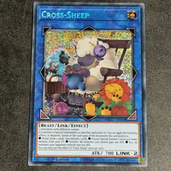 Yu-Gi-Oh Cross-Sheep Prismatic Secret Rare 1st Edition MP21-EN018 - Image 1