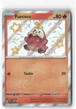 Pokemon Fuecoco Promo SV: Scarlet & Violet Promo Cards 079 - Image 1