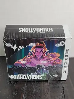 Magic The Gathering Foundations Collector Boosters Sealed English MTG - Image 1
