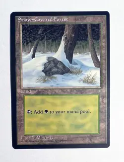 MTG ICE AGE Snow Covered Plains Swamp Forest Mountain Island Magic The Gathering - Image 3