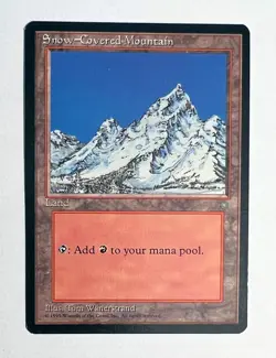 MTG ICE AGE Snow Covered Plains Swamp Forest Mountain Island Magic The Gathering - Image 5