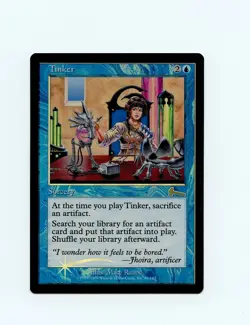 Tinker FOIL Urza's Legacy MP MTG Magic the Gathering - Image 1