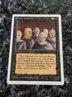 Scathe Zombies - Magic the Gathering MTG Unlimited Edition Single Nice! - Image 1