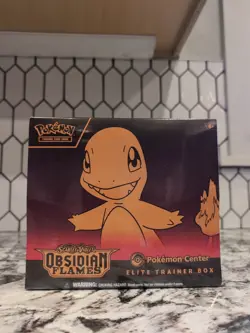 Pokemon Center Exclusive Obsidian Flames Elite Trainer Box Sealed - Image 1