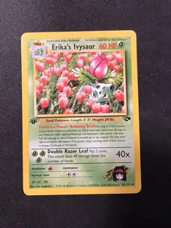 Erika's Ivysaur 41/132 1st Edition - Pokemon Gym Challenge - Vintage WOTC NM - Image 1