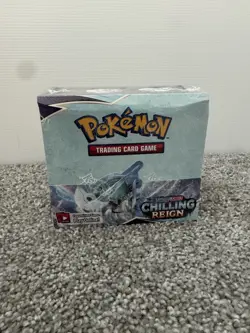 Pokemon Sword & Shield Chilling Reign Booster Box New Factory Sealed! x36 Packs - Image 1