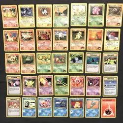 Vintage Pokemon Gym Challenge Gym Heroes lot of 35 Common Uncommon WoTC LP - Image 1