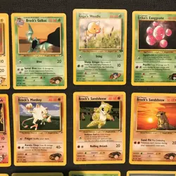 Vintage Pokemon Gym Challenge Gym Heroes lot of 35 Common Uncommon WoTC LP - Image 3