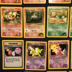 Vintage Pokemon Gym Challenge Gym Heroes lot of 35 Common Uncommon WoTC LP - Image 5