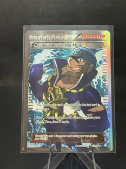 Archie's Ace in the Hole #157/160 Primal Clash NM/Near Mint Pokemon 2015 - Image 1