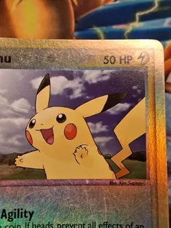 Pikachu 43/95 EX Team Magma vs Team Aqua Reverse Holo Pokemon Card Heavy Play - Image 4