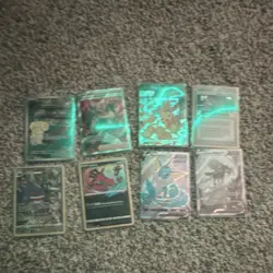 Pokemon TCG Holo Card Lot 8 Cards Gengar Yveltal Vaporeon V Calyrex Fidough - Image 1