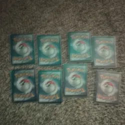 Pokemon TCG Holo Card Lot 8 Cards Gengar Yveltal Vaporeon V Calyrex Fidough - Image 2