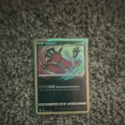 Pokemon TCG Holo Card Lot 8 Cards Gengar Yveltal Vaporeon V Calyrex Fidough - Image 4
