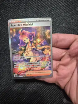 Acerola's Mischief 183/132 Me01: Mega Evolution Holo PERFECT CONDITION CARD - Image 2