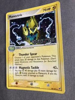 Pokemon TCG: Manectric (2005) EX Deoxys Holo Card 38/107 • Excellent Condition - Image 4