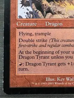 Magic the Gathering Scourge Dragon Tyrant Regular Rare Card - Image 4