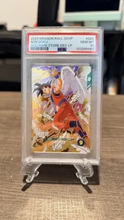 PSA10 Son Goku GDR SDVP-020 Dragon Ball Card Super Divers Promo Angel JP - Image 1