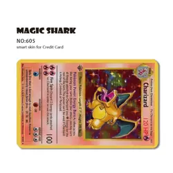Charizard Blastoise & Venusaur Pokemon Credit Card Skin Set (3) Small Chip - Image 2