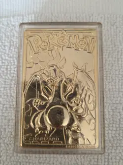 Pokemon 23K Gold Plated Trading Card | #6 Charizard | Burger King Edition - Image 2