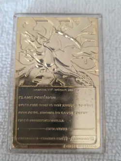 Pokemon 23K Gold Plated Trading Card | #6 Charizard | Burger King Edition - Image 3
