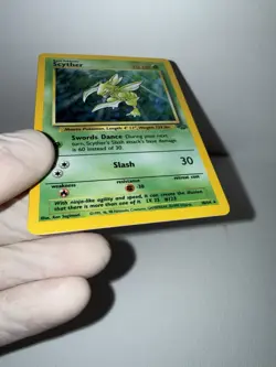 Pokemon Scyther Jungle Holo Rare Unlimited 10/64 English 1999 WOTC Card - Image 3