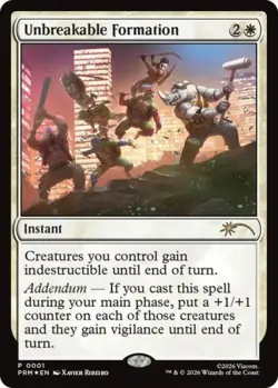Unbreakable Formation -Foil Near Mint MTG Promos: Media - Image 1