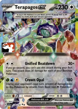 Terapagos ex - (Series 7) 128/142 Prize Pack Series Cards Holo #1 - Image 1