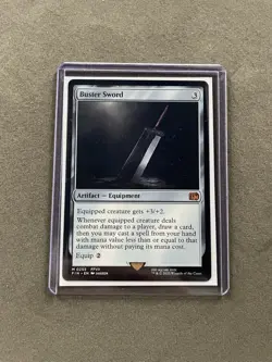 Buster Sword - FIN 255 Mythic - Magic the Gathering - Final Fantasy MTG NM - Image 1