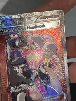 Pokemon TCG Team Rockets Handiwork Card #124/124 Full Art - Image 4