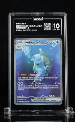 Pokemon 151 Blastoise ex sir 200/165 TAG 10 sv 2023 - Image 1